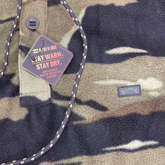 🔹 Billabong A/Div Furnace Anorak Long Sleeve Fleece Shirt - Picture 9 of 11